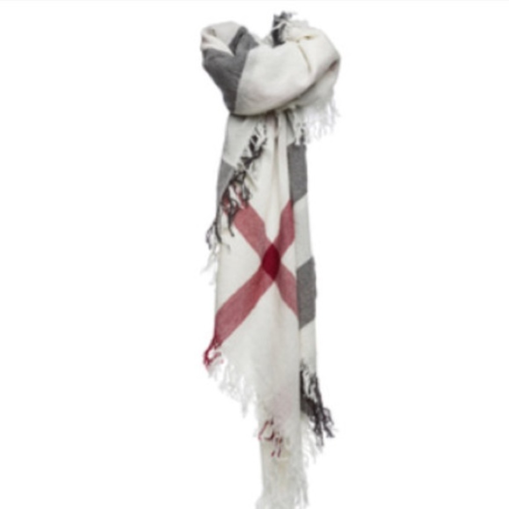 Burberry Merino Wool Blanket Scarf - Picture 3 of 12